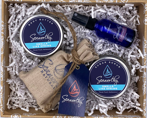 Kraft floral box-medium