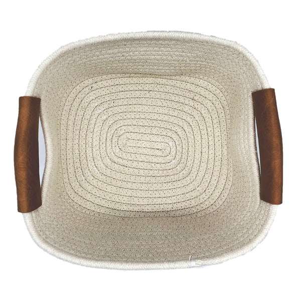 Coiled Rope Spa basket