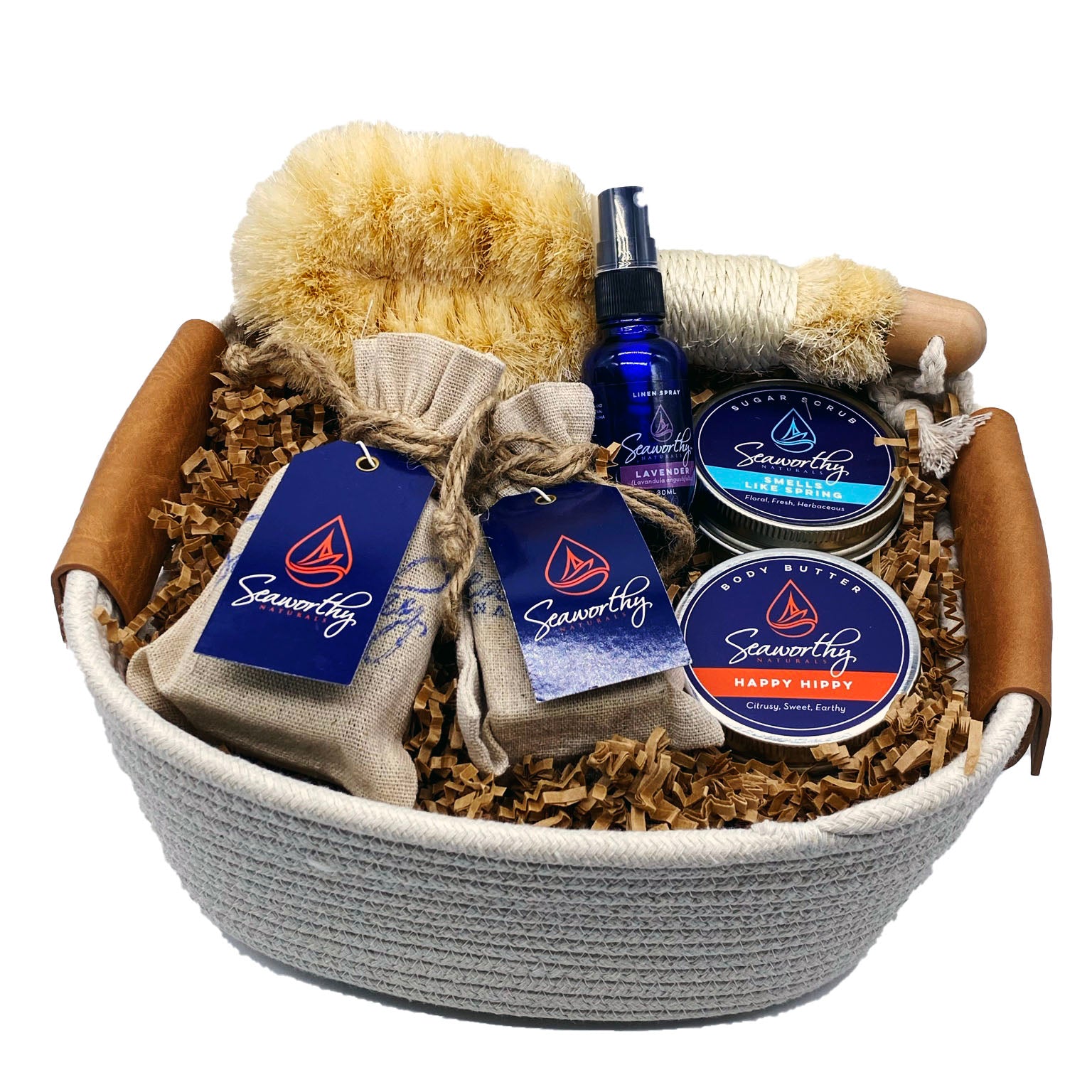 Coiled Rope Spa basket